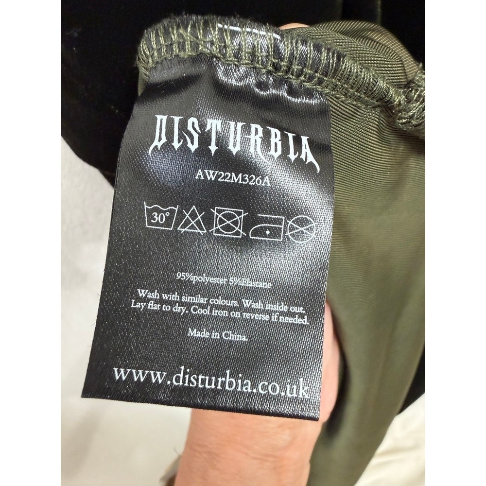 NWT Disturbia Vipera Gown Forest Green Velvet Maxi Dress Snake Charm US 14 UK 18 - Picture 8 of 9